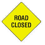 road closed